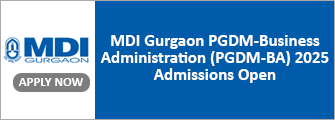 MDI PGDM BA Banner