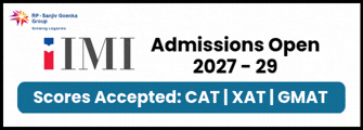IMI Delhi Banner on Exam Pages
