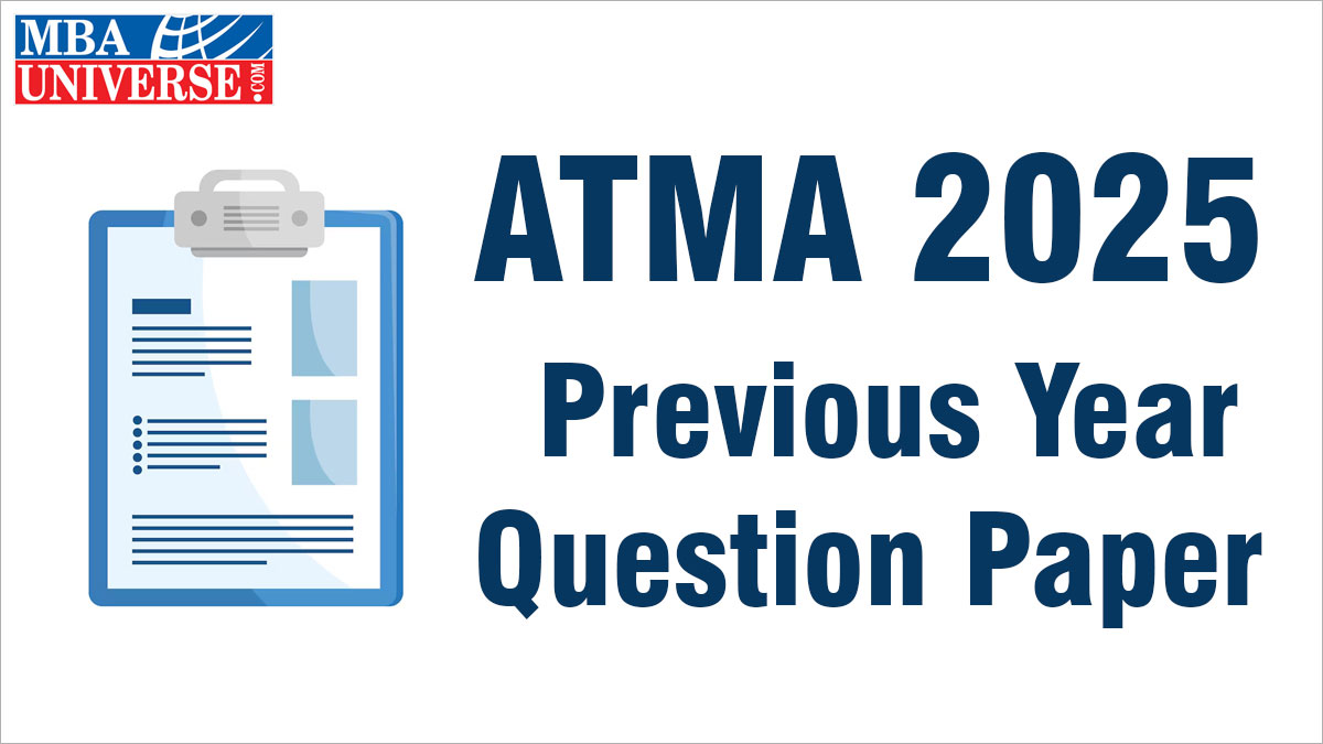 ATMA Previous Year Question Papers