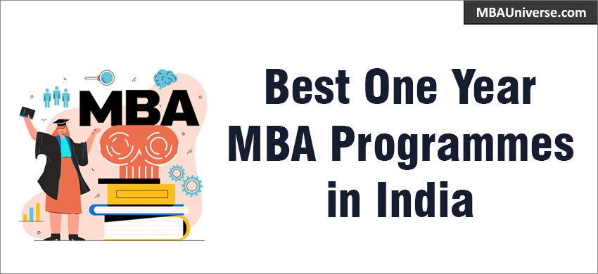 Best one year MBA programmes in india