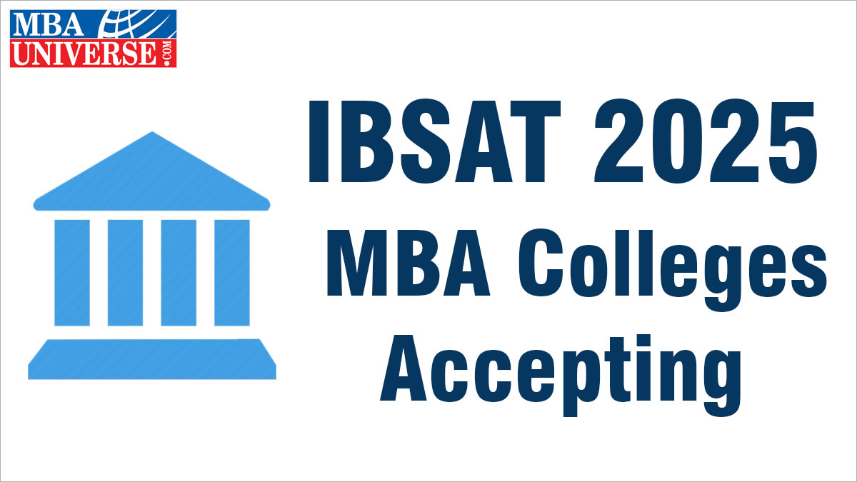 IBSAT 2025 MBA Colleges Accepting