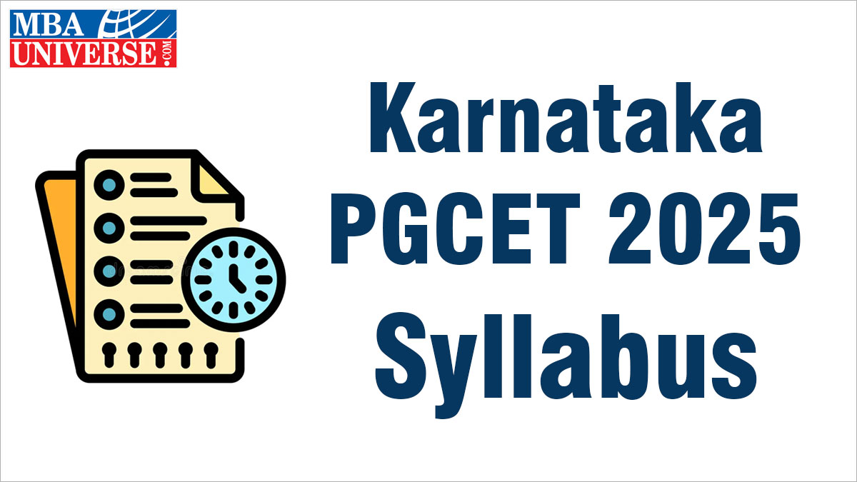 Karnataka PGCET Exam Syllabus