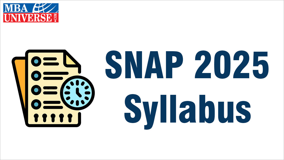 SNAP 2025 Syllabus