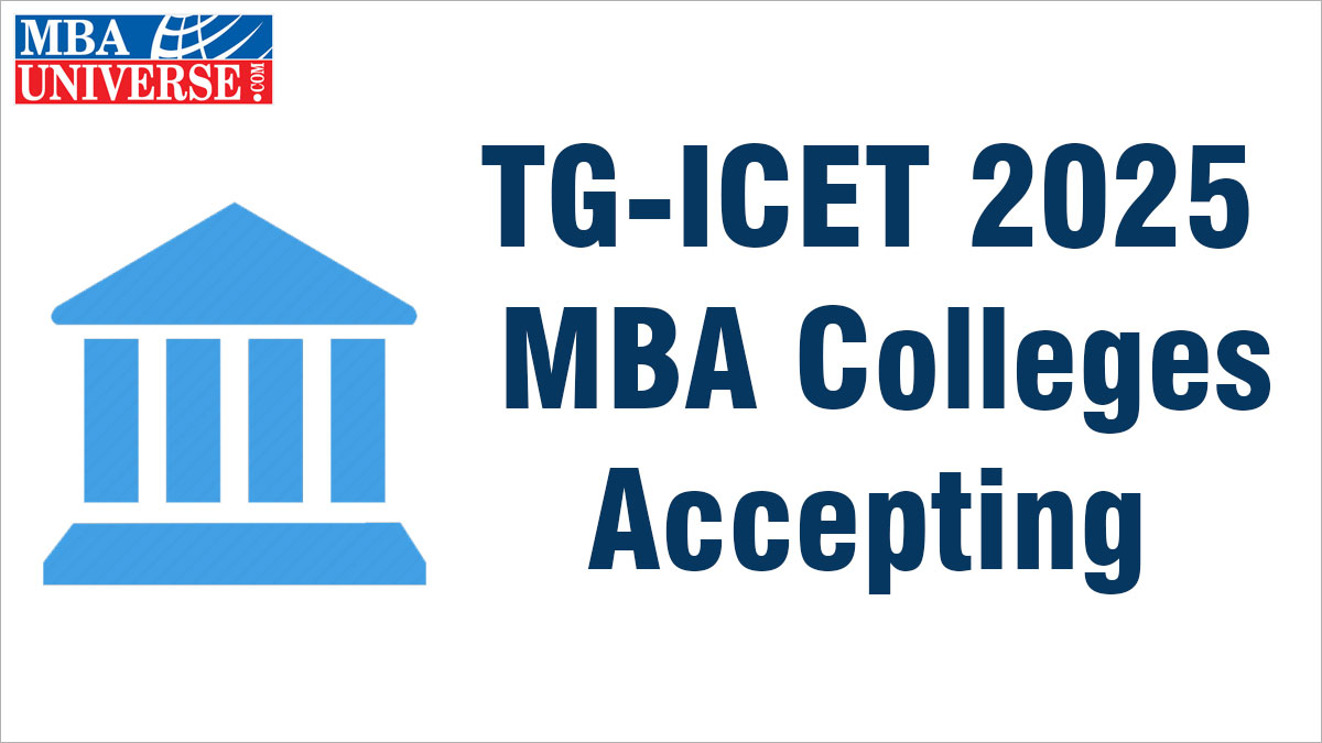 TG-ICET 2025 MBA Colleges Accepting