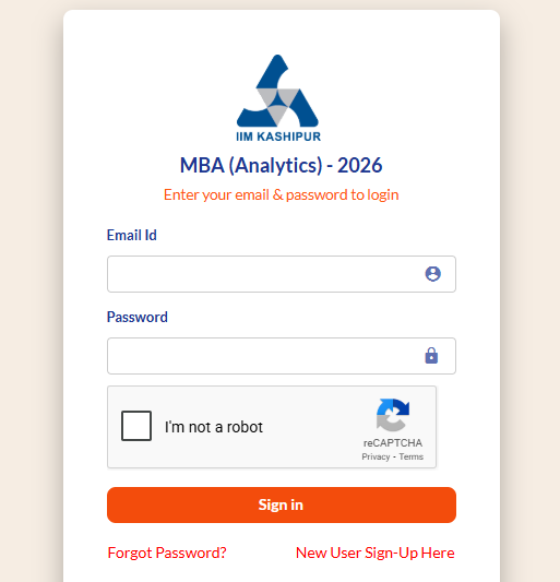 IIM Kashipur MBA Analytics 2026