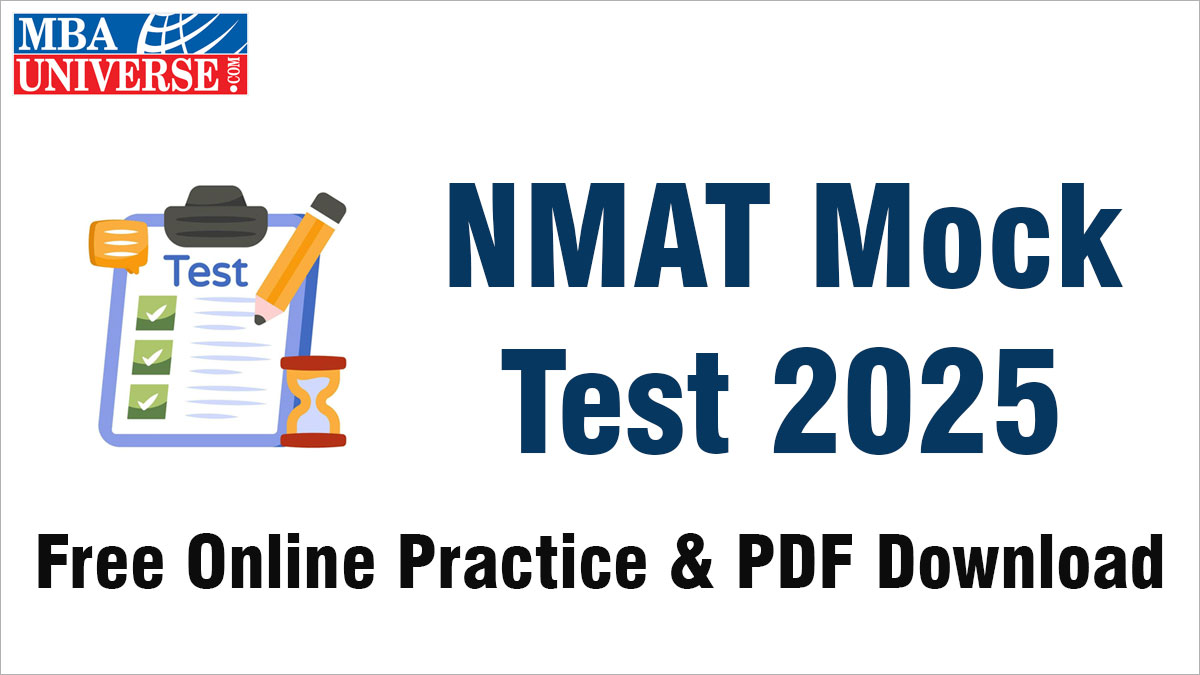 nmat mock test 2025 available free online and pdf download, practice full length and sectional mocks to learn exam pattern and improve preparation