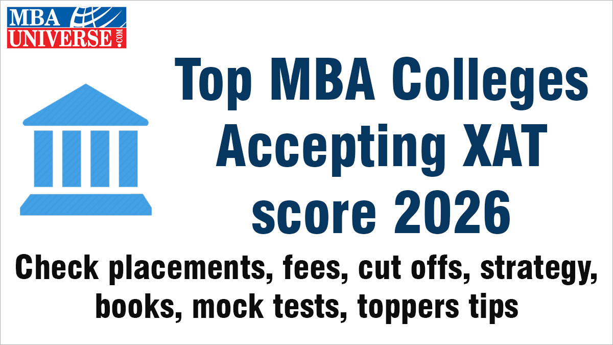 list of top mba colleges accepting xat 2026 scores with placements fees cut offs and admission details