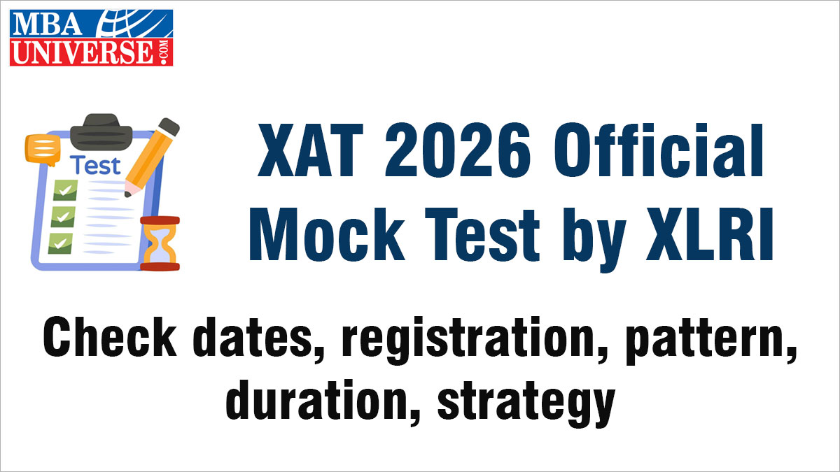 xat 2026 official mock test by xlri check dates registration pattern duration and how to access mock