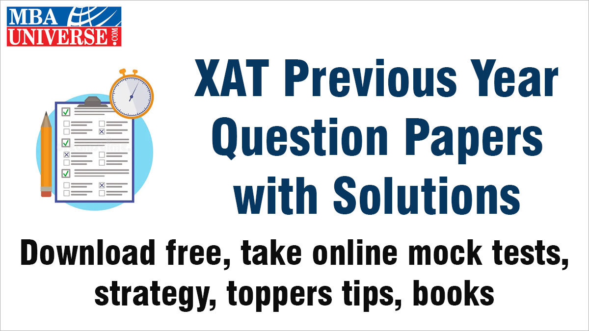 xat previous year question papers with solutions download free year wise take online mock tests tips